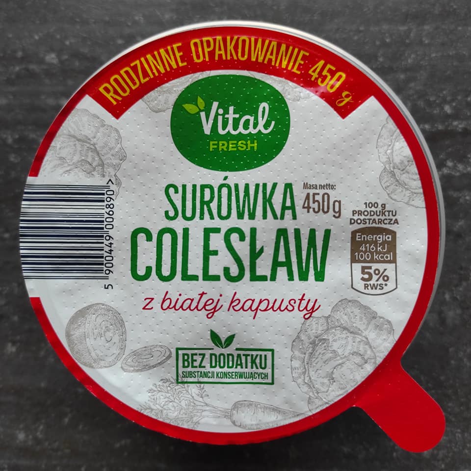 Surówka Colesław z białej kapusty – Vital Fresh 5 (1)