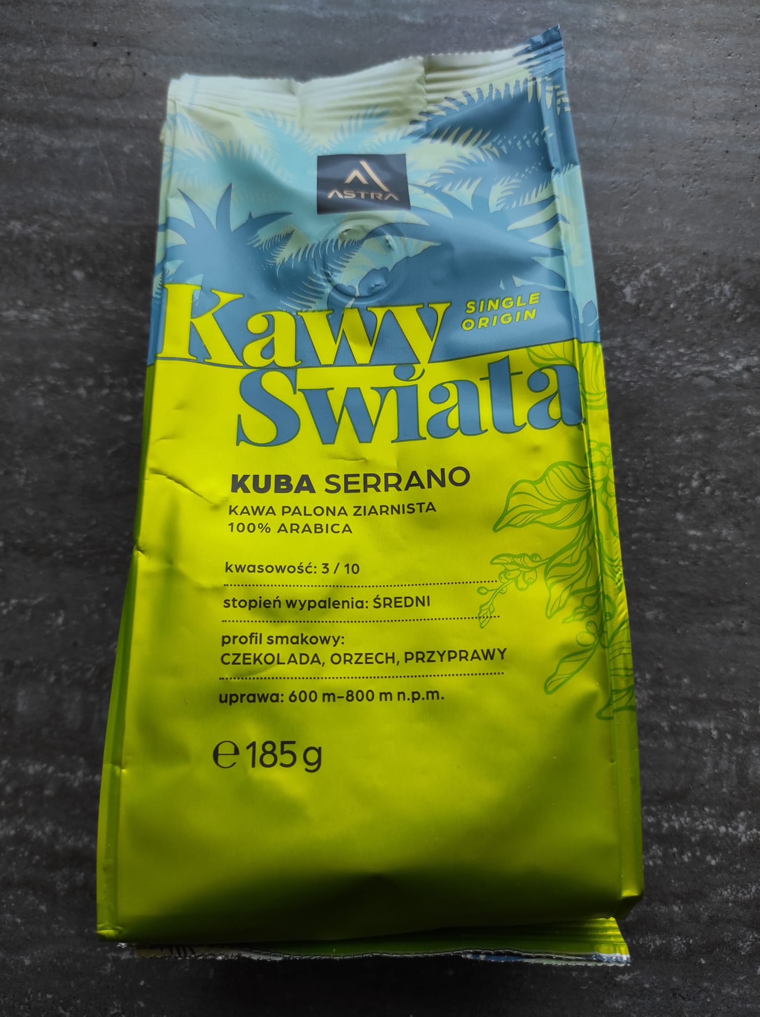 Kawa ziarnista Kuba Serrano Kawy Świata – Astra 5 (1)
